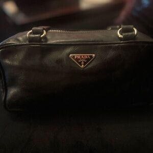 Prada Vitello Heavy Nero Pocket Tote